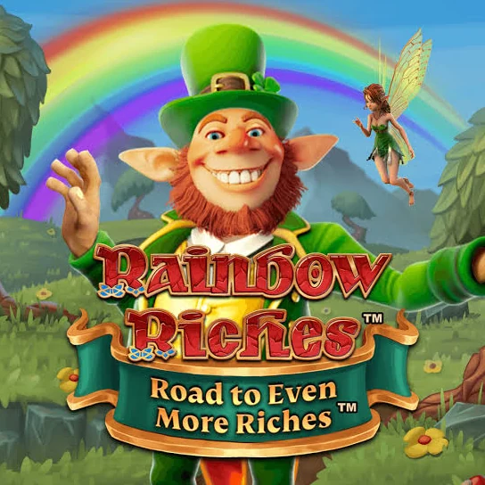Rainbow Riches leprechaun pot of gold